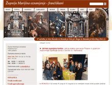 Tablet Screenshot of marijino-oznanjenje.si